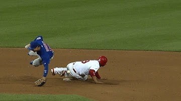 CHC@STL: Bourjos scores after throwing error