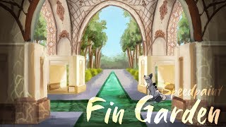 Fin Garden | concept art speedpaint