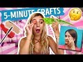 JE TESTE DES ASTUCES 5 MIN CRAFT SPÉCIAL MAKEUP !!