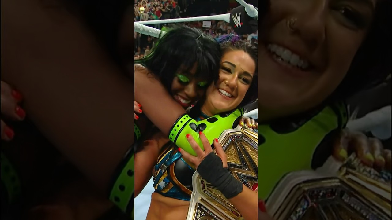 What a win for Bayley! 🙌💚 #WWEBacklash