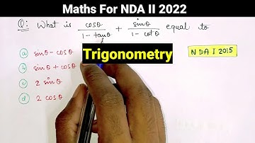 NDA maths Trigonometry 2022 🔥 NDA Maths PYQ Chapter Wise 💯 NDA maths classes for students