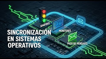 Sincronización en Sistemas Operativos: Semáforos, Monitores y Paso de mensajes