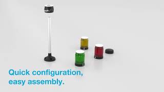 Signal tower BR 50 Re-energized – More security. More flexibility. Simply clever. | Pfannenberg
