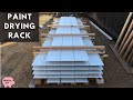 Paint Drying Rack for Hardie Plank, Lap Siding &amp; Vertical Siding