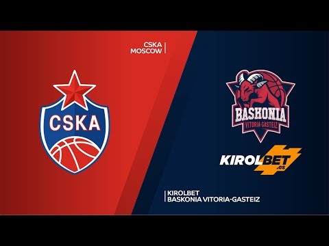 CSKA Moscow - KIROLBET Baskonia Vitoria-Gasteiz Highlights | Turkish Airlines EuroLeague PO Game 1