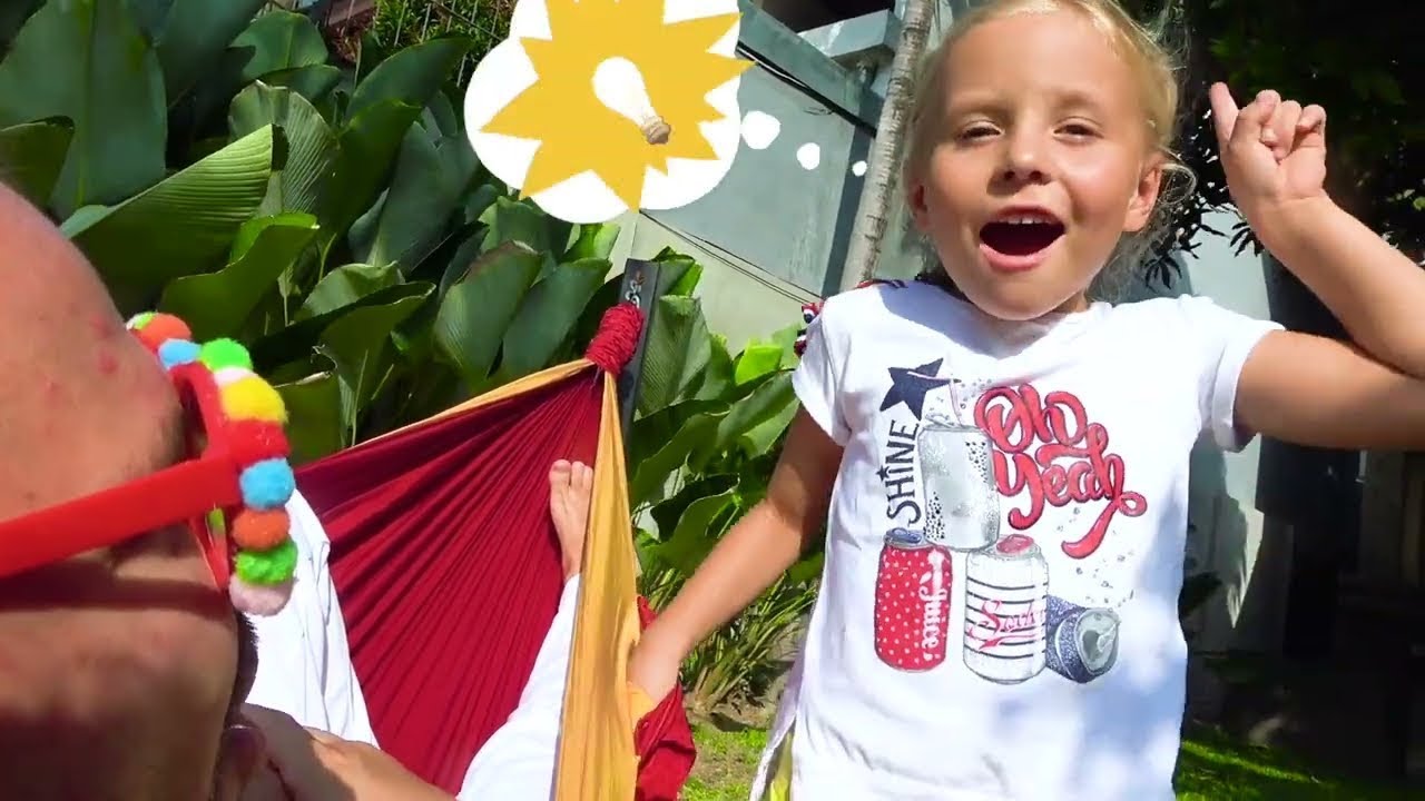 Alice and dad pretend play Watermelon prank & Food challenge