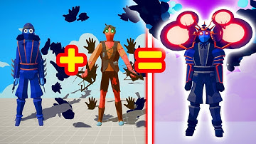FUSION OF SENSEI + DARK PEASANT | TABS - Totally Accurate Battle Simulator