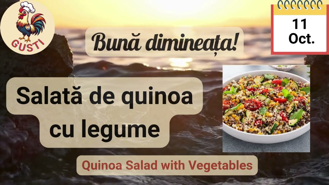 🐓Salată de quinoa cu legume - 🐓 Quinoa Salad with Vegetables