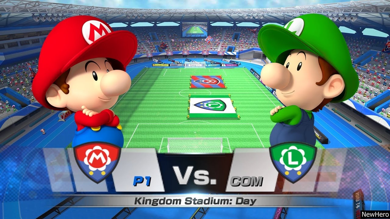 Mario Sports Superstars - Team Baby Mario Vs. Team Baby Luigi