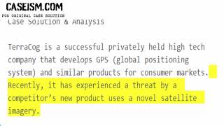 TerraCog Global Positioning Systems: Conflict and Communication on Project Case Solution & Analysis
