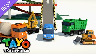 Finger Family Song Tayo Best Song Heavy Construction Equipment Tayo The Little Bus