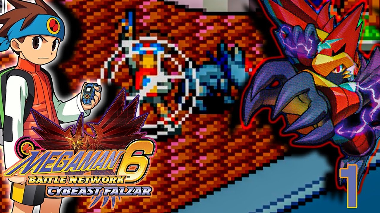 JACK IN MEGAMAN | Mega Man Battle Network Legacy Collection | MMBN 6 CYBEAST FALZAR | 1
