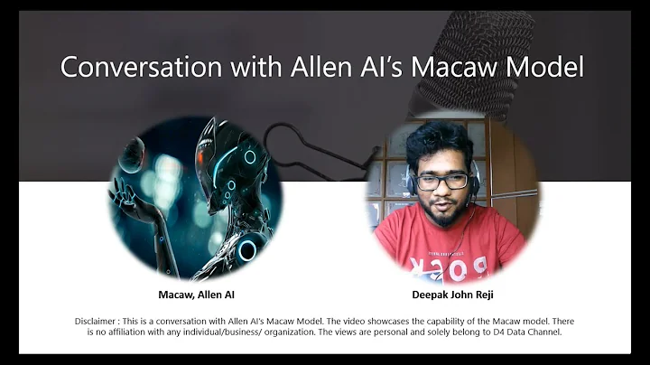 Engaging Conversation with Allen AI's Macaw Model