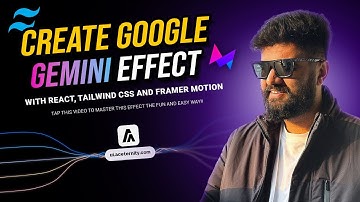 How to create this Google Gemini effect with AceternityUI | Manu Arora | TailwindCSS | Framer Motion