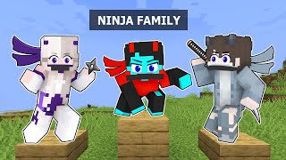 Adopted by A NINJA FAMILY In Minecraft!