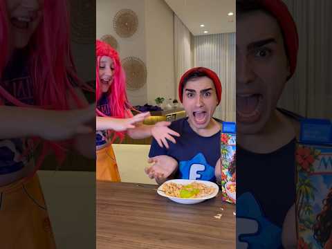 CEREAL SABOTADO DE SLIME DA MOANA #Shorts