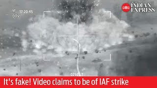 Fake news: Scene from the video game 'Arma 2' circulates as footage of IAF air strike in Balakot screenshot 1