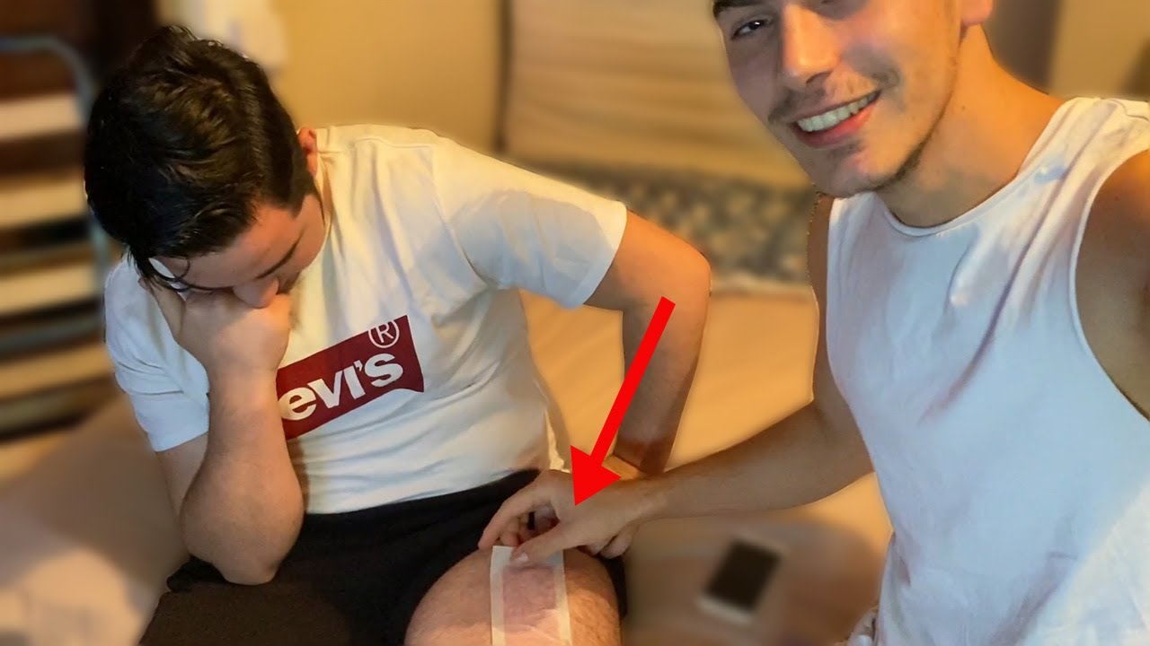 Painful Wax Strip Challenge YouTube