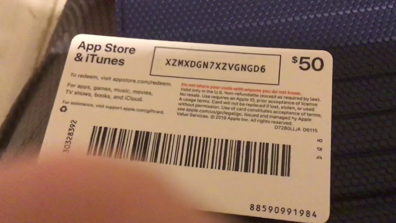 50$ Itunes Gift Card