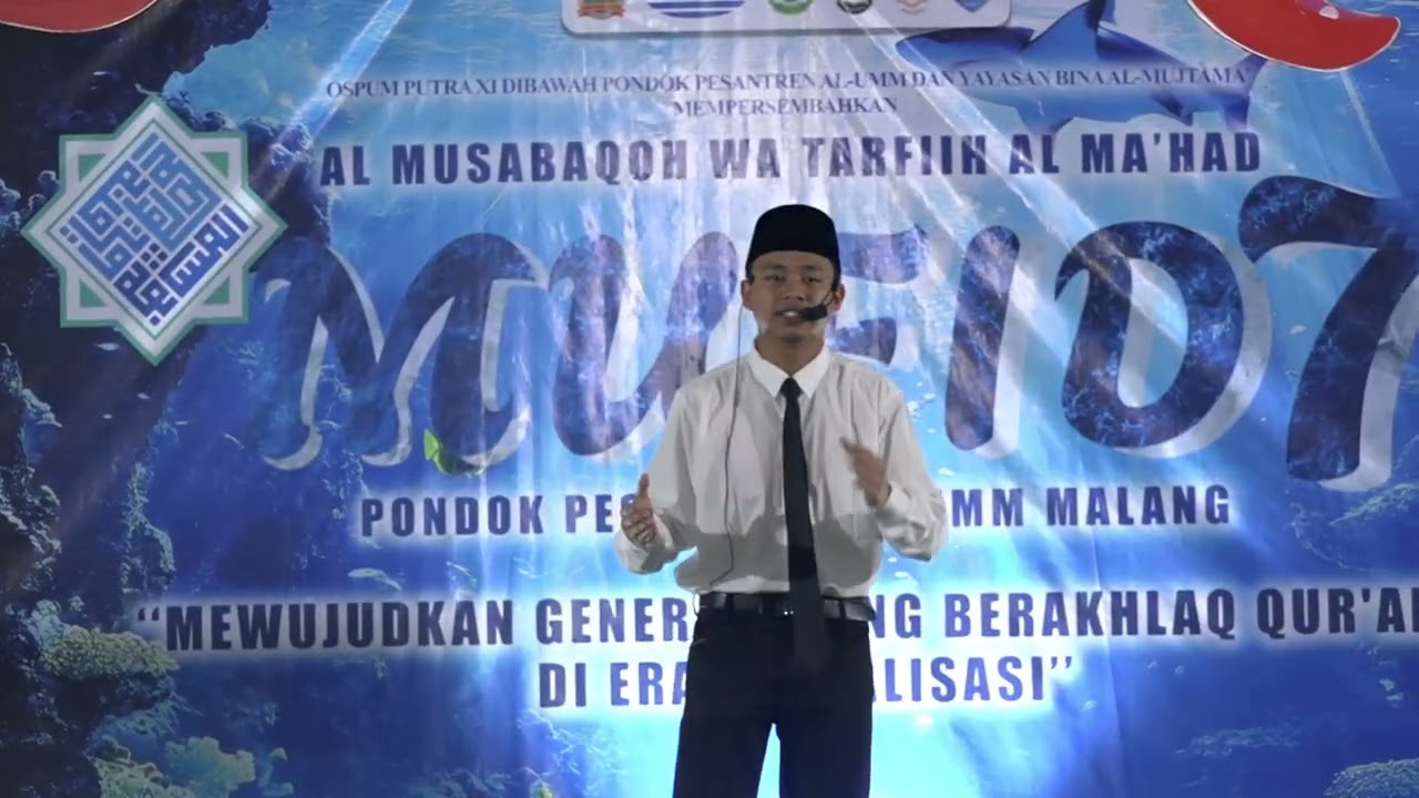 Final Show, Winner of English Speech Musabaqoh wa Tarfiih al Ma'had-Internal Boarding School Event
