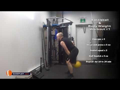 Kettlebell & Body Weight Workout #1 -  Winnipeg Chiropractor and Athletic Therapist