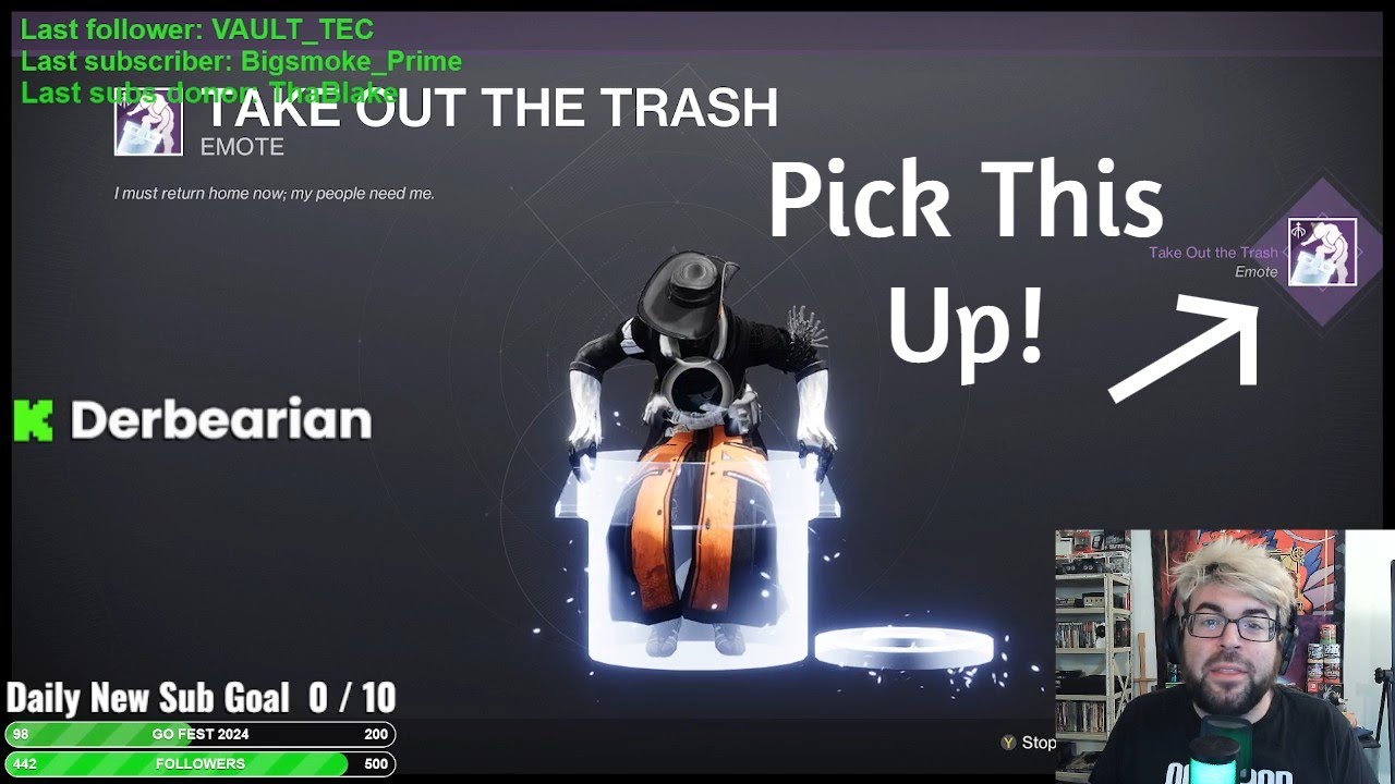 Trash Can Emote for Bright Dust! YouTube