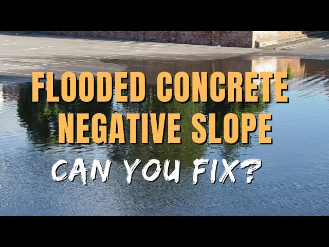 How To Fix Standing Water On Concrete Slab: Easy Solutions That Work