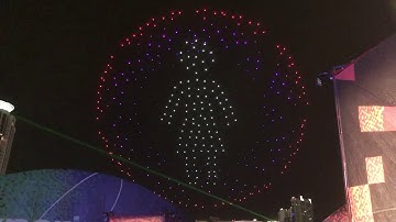 AWS re:play Intel Drone show 2019 @ re:invent