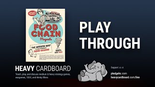 Play-through only - Food Chain Magnate Play Through by Heavy Cardboard