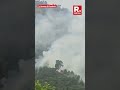 Jammu & Kashmir: Massive fire breaks out in the forest area of Ramban district