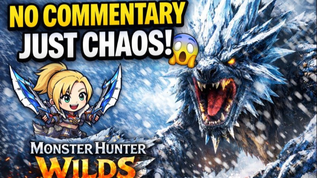 Monster Hunter Wilds — NO COMMENTARY 😱⚔️ Just Chaos, Screams & Bad Decisions