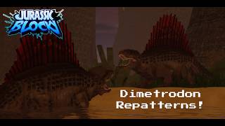 Dimetrodon Repatterns! - Jurassic Blocky screenshot 2
