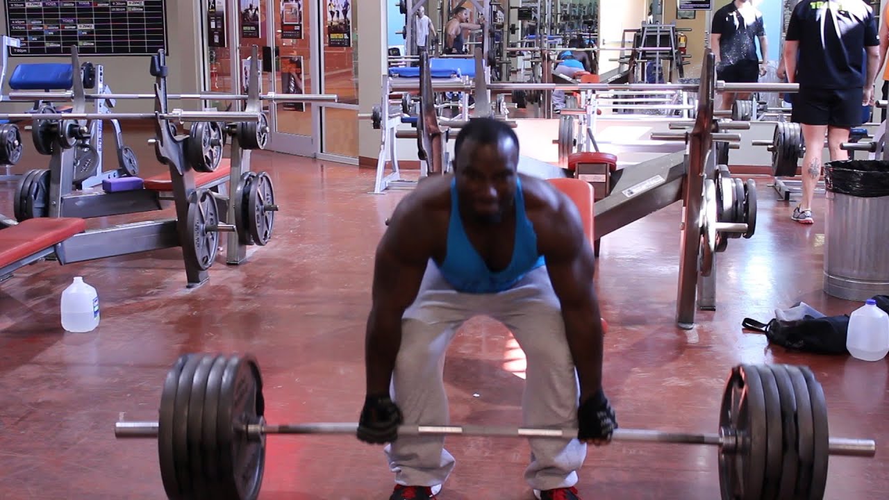 500 pound heavy deadlifts full back workout YouTube