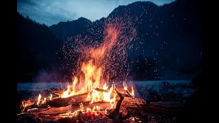 Релакс у костра. Антистресс! Relax by the fire. Music by Sergei Chekalin. Relájate junto al fuego.
