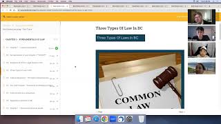 Chapter 1 Zoom Class - Fundamentals of Law screenshot 2