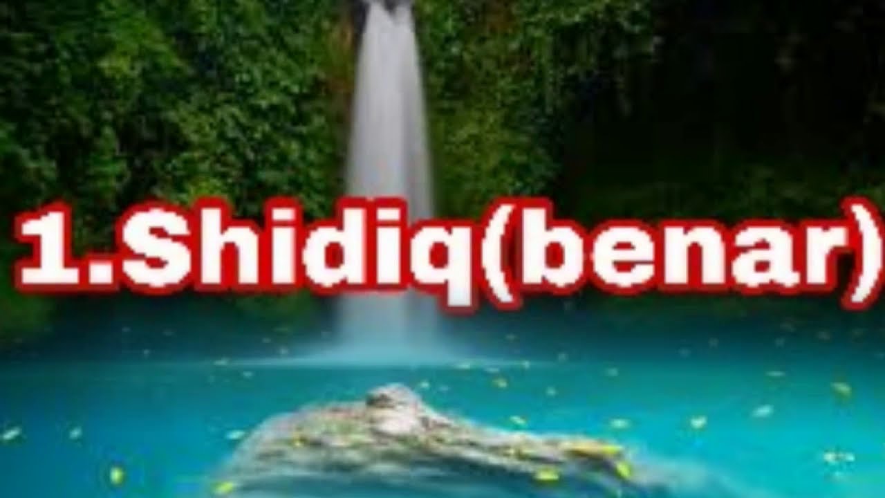 4 Sifat Wajib Dan Mustahil Bagi Rasul - YouTube