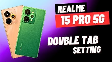 Realme 15 Pro 5G Double Tap Screen on | Realme 15 Pro Double Tap Settings 