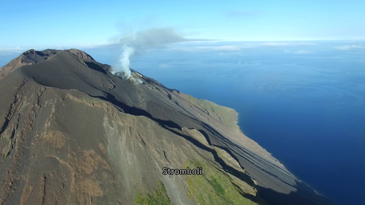 Stromboli: Aerials with a drone