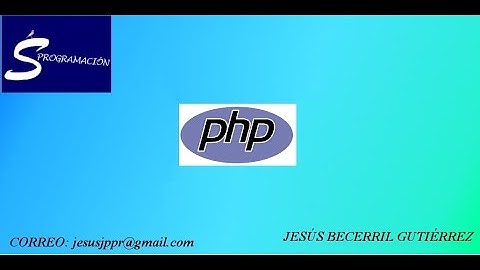 Tutorial de PHP: 2 Introducción, Variables