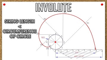 Involute_String Length is less than Circumference of circle_Problem3