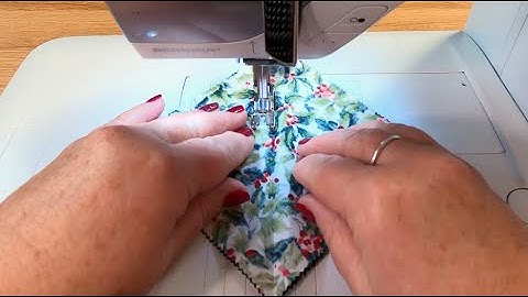 Hoe maak je een eenvoudige zandloperquilt