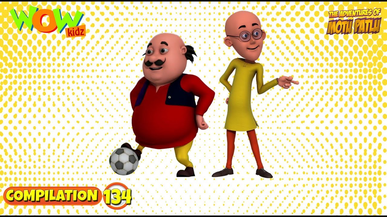 Motu Patlu   Non stop 3 episodes  3D Animation for kids    134