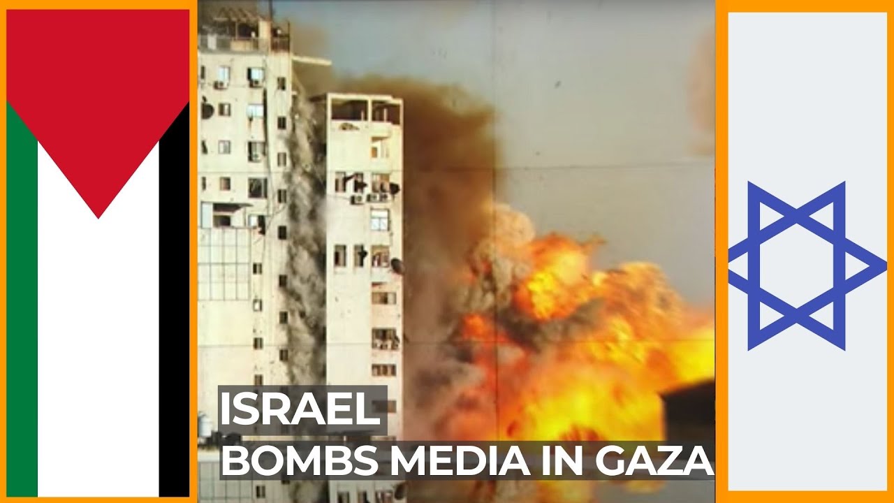 Israeli military demolish Media building in Gaza | AJ 