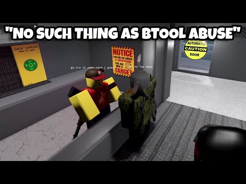 Btool Abuser Gets MAD | Roblox Town