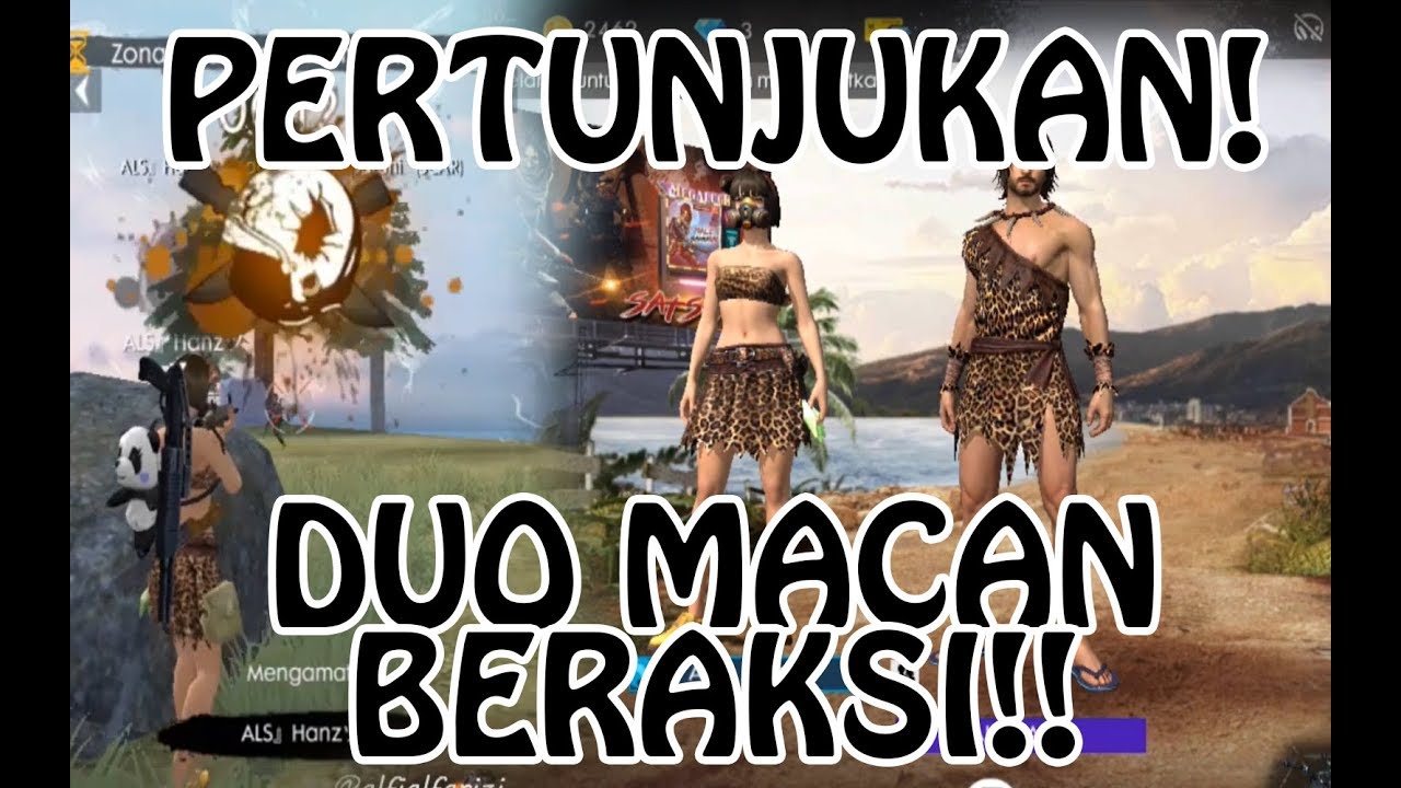 DUO MACAN INI SANGAT BERBAHAYA BOSKUUU FREE FIRE INDONESIA YouTube