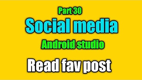 MyMemes-Social media app in android studio | read favourites from database