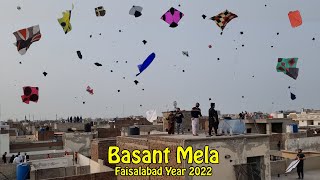 Basant Festival 2022 highlights Faisalabad   Tufani Hawa aur Tufani PatangBaazi  GolgappaY kites