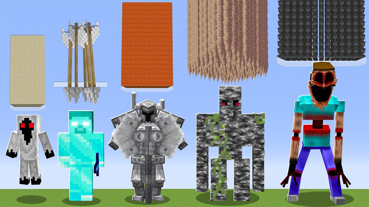 All of your All Minecraft questions in 0.25 hour - MINI compilation