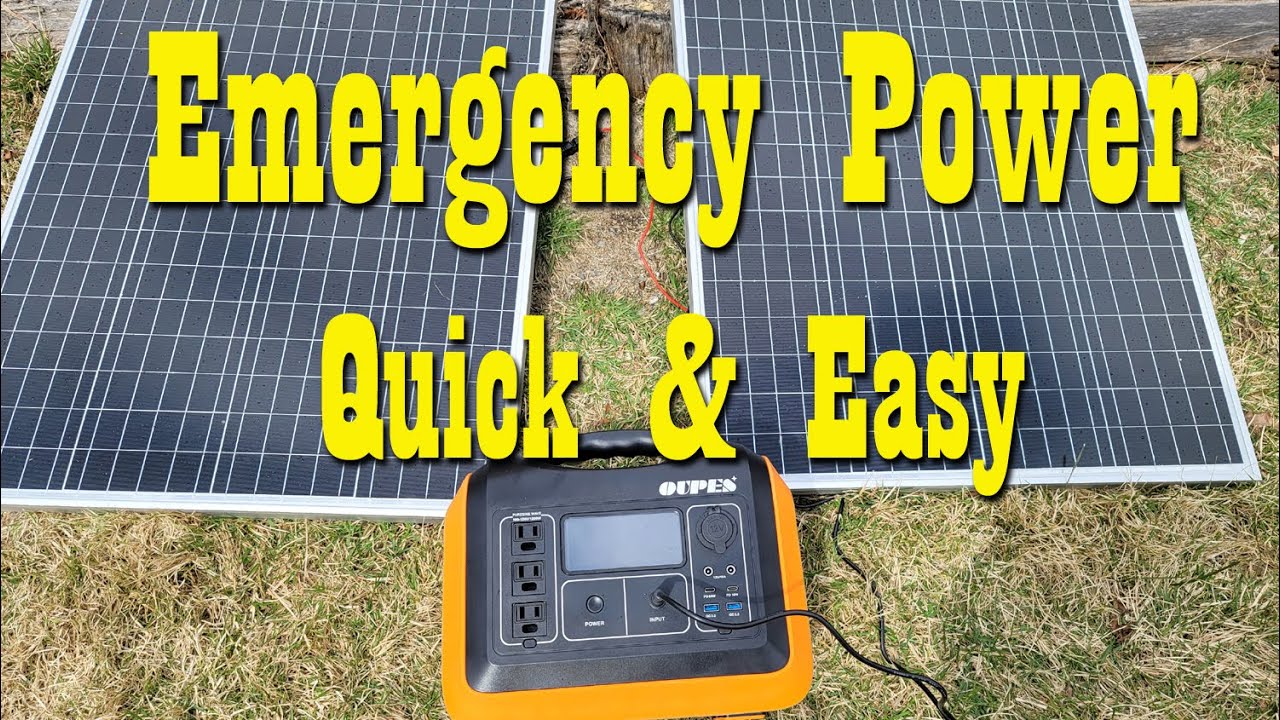 Putting together a simple Solar set up ~ Emergency Power ~ Preparedness 