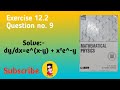 dy/dx=e^x-y+x^2e^-y || solve dy/dx=e^x-y+x^2e^-y || Differential equations #uvduduli
